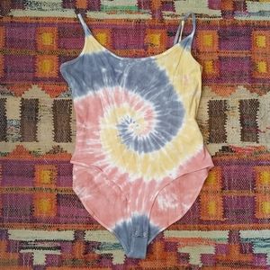 Tie Dye Bodysuit - Forever 21